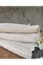 100% Cotton Buldan Handmade 3+3+1+1 Beige Color Sofa Cover Set 2 Pieces (180X320) and 2 Pieces (180X180)
