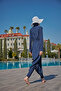 Remsa Design Fully Covered Hijab Swimsuit Full Length Long R027 Fatma Navy Blue - 5