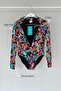 Swimmer Swimsuit Remsa Swimsuit R092C Swimmer Coral - 5