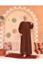 Roba Detailed Mihrimah Ferace Chocolate Brown - 7