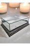 Ayzhome Request Promise Engagement Chocolate Dowry Box 20*30 Wooden Embroidered Glass Box Silver - 5