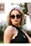 Marble Detailed Small Women's Sunglasses Ae2002Sc15 - 3