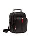 Men's Leather Hand and Shoulder Bag, Crossbody Bag Daily Use Black Color (MEDIUM SIZE). Telephone Compartment - 2