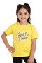 5-Piece Power-No Rules-Hello-Be Cute-Don'T Worry Printed Girls' T-Shirt - 3