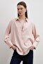Floş Basic Satin Shirt Beige - 5