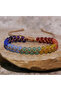 Natural Stone 7 Chakra Handmade Bracelet Foot Bracelet 100% Handmade - 7