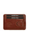 Men's Genuine Leather Card Holder and Wallet - Tan - 2