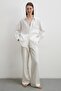 Robalı Pocketed Linen Shirt Ecru