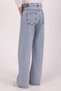 Female Child Cotton Waist Adjustable Wide Leg Jeans - 2