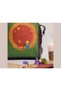 Large Postman Sleeve Bag with Little Prince Figure Ethnic Bohemian Style Bag Black, Wallet Burgundy Combin - 6