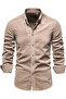 Plaid pattern pocketed lumberjack shirt regular cut