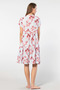 3602 Women's Short Sleeve Woven Flared Dress - 3