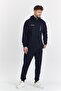 Navy blue men's hooded diving suit with raised hood 5725-l - 3