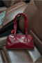 Women's Handbag Claret Red - 2