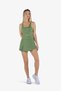 Women's Activewear | Recycled Fabric | Green High Waist Flared Skirt & Tights - 2
