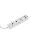 Power Socket- OMES1865D/ 3 Way Universal Sockets, 2-way USB Ports - 4
