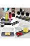 Flexible Silicone Oil Pot Mat Hygienic Multi-Purpose Organizer Soap Dish Mat 23X10 cm