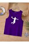 Cartoon Character Printed Sleeveless Children's T-Shirt