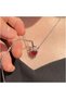 Steel Chain Heart Sword Necklace Couple Friend Lover Necklace