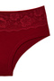 Set of 4 Cotton Women’s High-Waist Briefs with Lace Detail on the Front Waist - 3