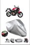 Honda Cbf500 Rear Bag Compatible Gray Waterproof Canvas (Motorcycle)