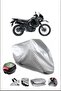 كاواساكي Klr650 حقيبة خلفية متوافقة مع القماش الرمادي المقاوم للماء (دراجة نارية)