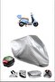 Kanuni Visal125 Rear Bag Compatible Gray Waterproof Canvas (Motorcycle)