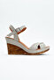 Riccarda Genuine Leather Orthopedic Sandals Gray - 5