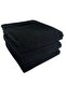 12 Pieces Black Microfiber Hairdresser Hand Face Sports Towels Non-Holding Hair Dye 50x90 Cm - 3