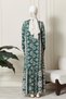 Ruffled Skirt Front Buttoned Loose Aerobin Dress Hijab Dress Mother's Dress Prayer Dress - 7