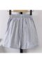 Women's Dog Printed Bermuda Pocket Corded Comfort Fit Mold Gray Shorts - 2