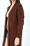 Hair Braided Knitwear Long Women's Cardigan