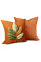 Woven Embroidery Look Digital Printed Double-Sided Printed Concealed Zipper Throw Pillow Cover Set of 2 - 3