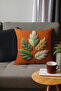 Woven Embroidery Look Digital Printed Double-Sided Printed Concealed Zipper Throw Pillow Cover Set of 2 - 4