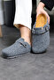 Unisex Anatomical Wool Felt Slippers with Natural Cork Sole - 3