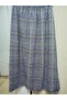 Winter Elastic Waist Patterned Combed Fabric Maxi Length Mother Skirt, Prayer Skirt