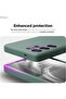 Liquid Silicone for Samsung Galaxy S25 ULTRA case Soft Microfiber Lining - Midnight Green - 5