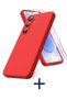Compatible Case for Samsung Galaxy S25 Mobile Phone Launch Cover Screen Protector with Velvet Inside