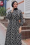 Rayel Woven Viscose Dress 1336 - Black - 2