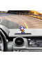 Sliding Blue Cartoon Figure Funny Glove Box Accessory with In-Car Numerator - 4
