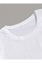 Free Happy Bear Printed White Oversize T-Shirt - 3