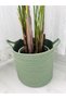 Wicker Basket, Toy Basket, Multi-Purpose Organizer, Plant Pot, 25 X 25, Khaki - 5