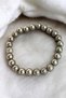 Pyrite Natural Stone Bracelet (Believe in Luck and Ladybug, Well Known to Bring Success)
