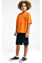 Boy's Licensed Uspa Orange (2025 Spring-Summer Collection), 100% Cotton Bermuda Set