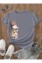 Cartoon Character Printed Children's T-Shirt