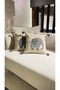 Children's Room Series Punch Punch Pattern Embroidered Throw Pillow Cover 1 Piece 43X43Cm - 5