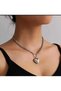 Elegant Stainless Steel Heart Necklace for Women, Non-Fading Fashion, for Valentine's Day - 6