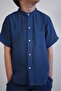 Judge Collar Muslin Shirt and Shorts Set - 3