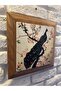 Solid Framed Natural Stone Marble Table Board 26X26 cm - 2