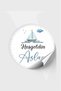 Sailor Baby Sticker, Baby Shower, Birthday, Welcome Sticker 4X4 cm 96 Pieces - 2